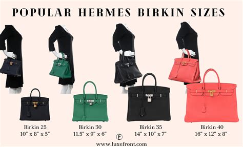 sizes birkin hermes|Hermes Birkin size chart.